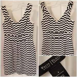 WHBM Zig zag print dress